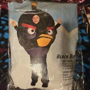 Halloween costume Angry birds iconic Black Bomb Bird